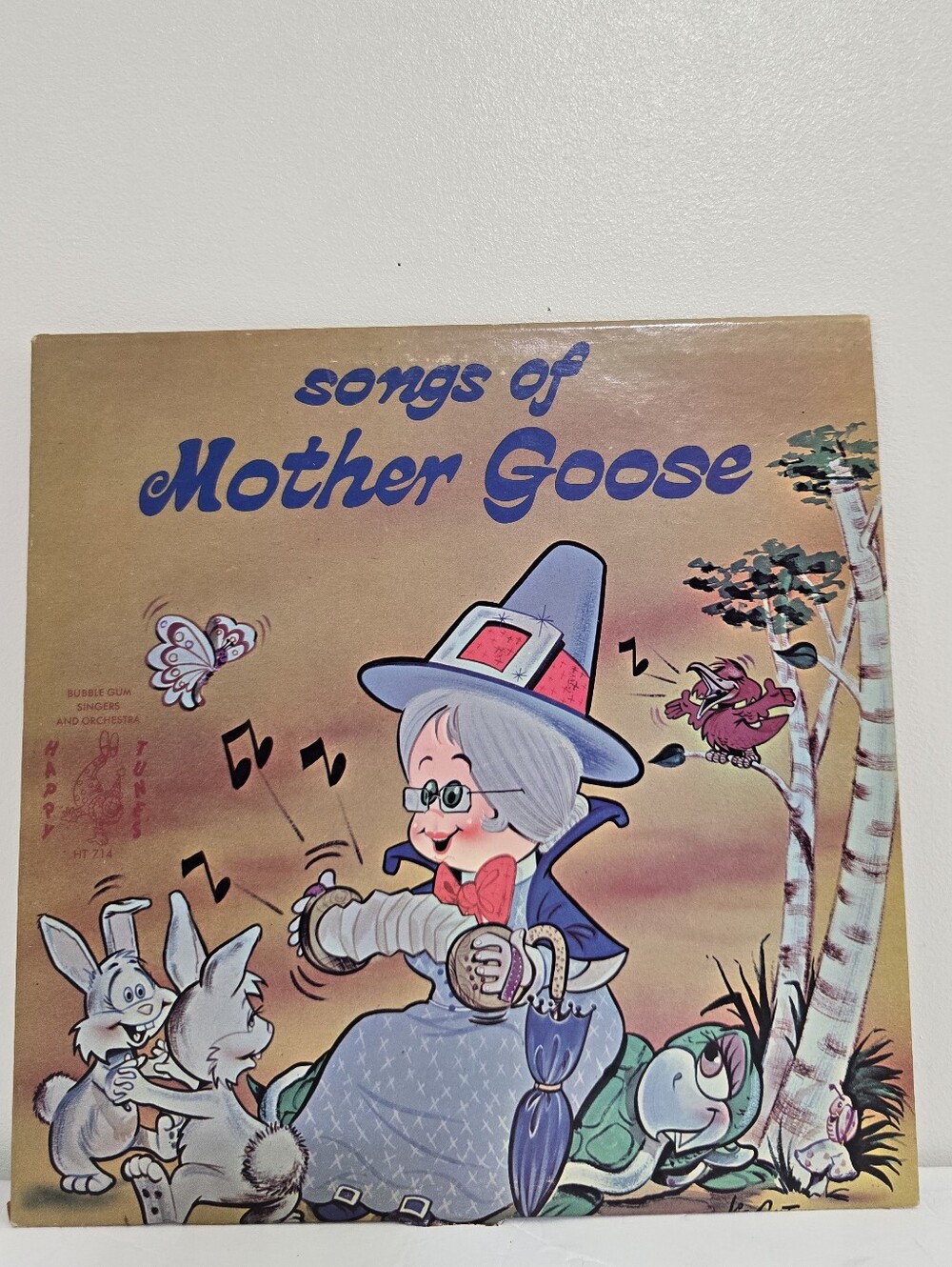 BUBBLE GUM SINGERS AND ORCHESTRA songs of mother goose Vinyl Lp  Happy Tunes